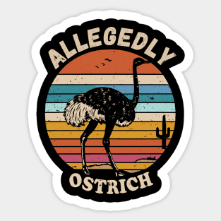 Ostrich Sticker